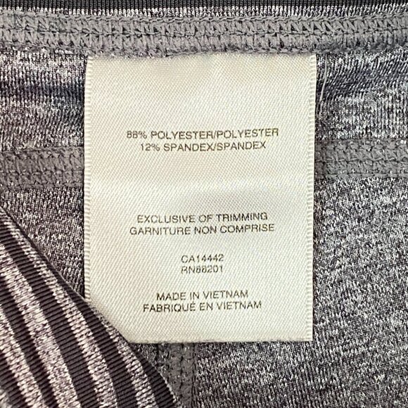 MPG Yoga Capris Leggings with Zipper Pocket Gray Size Medium - Picture 8 of 12